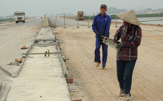 Công trường chuỗi cao tốc tỷ đô ở Quảng Ninh